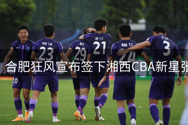 合肥狂风宣布签下湘西CBA新星张高铭